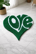 Tapete “LOVE” Coração Verde 💚